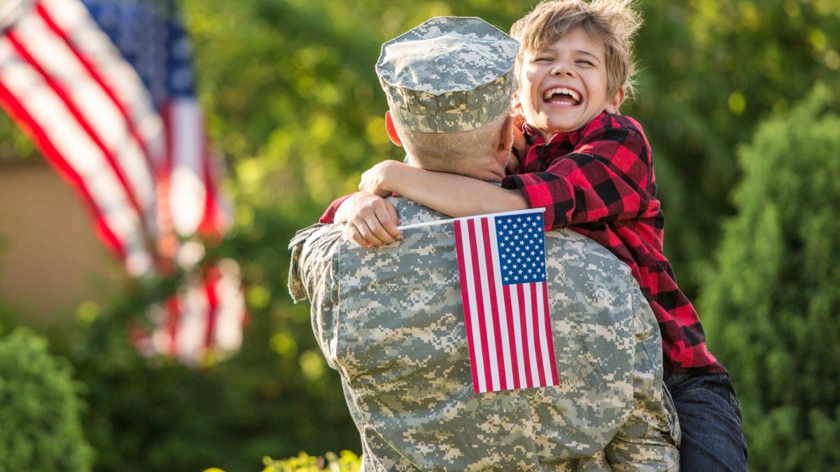 Veteran family reunion