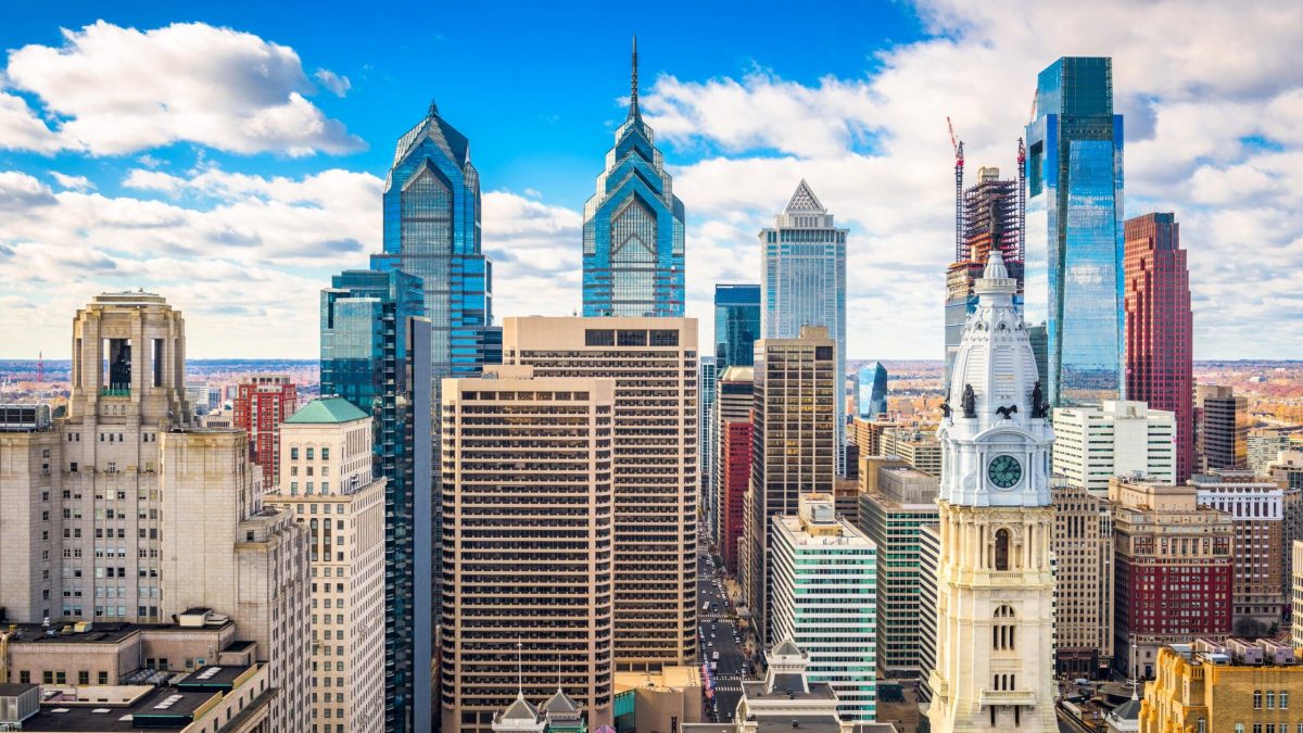 philadelphia pennyslvania usa skyline